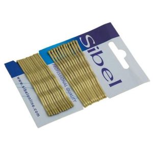 Невидимки 70 мм медно - бежевые 24 штуки