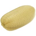 Эластичная подкладка для волос для вечерних причёсок 13 см бежевая