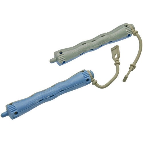 Коклюшки пластиковые серо-голубые (12 штук)