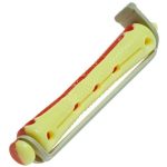 Коклюшки 9 мм короткие желто-красные, 12 штук в упаковке