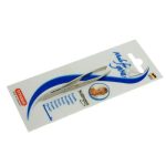 Пинцет скошенный широкий никелированный