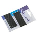 Невидимки 70 мм чёрные 24 шт