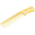 Расческа для диагональной стрижки янтарная