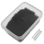 Шпильки прямые чёрные 50 мм (500грамм в упаковке)