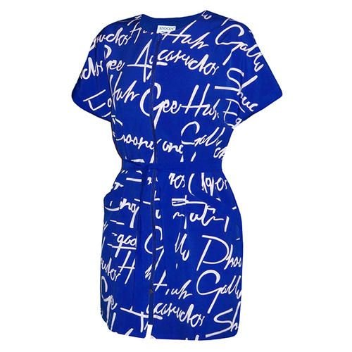 Халат Vivian ярко-синий XXL