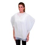 Накидка для парикмахерских работ одноразовая 115х84см