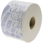 Бумага под воротничок, 100 штук в рулоне