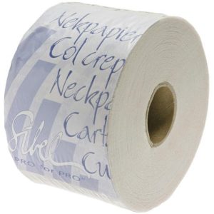 Бумага под воротничок, 100 штук в рулоне