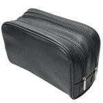 Косметичка мужская черная 26х10х16см
