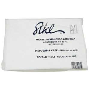 Накидка одноразовая 30 шт 90*75см