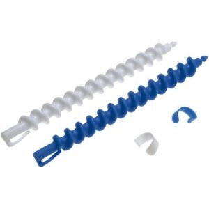 Бигуди 7 мм спиральные, в комплекте с зажимами