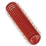 Бигуди 13 мм красные с липучкой