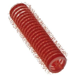 Бигуди 13 мм красные с липучкой