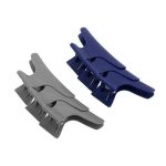 Зажимы для волос 80 мм цветные