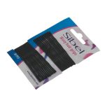 Невидимки 70 мм чёрные 24 шт