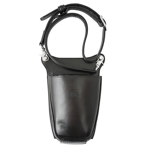 Кобура для ножниц из натуральной кожи (чёрная)