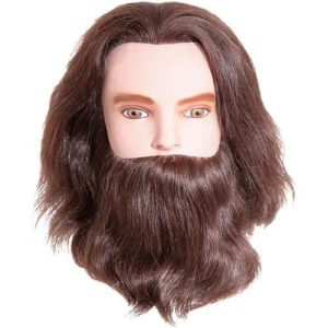 Голова учебная KARL с усами и бородой