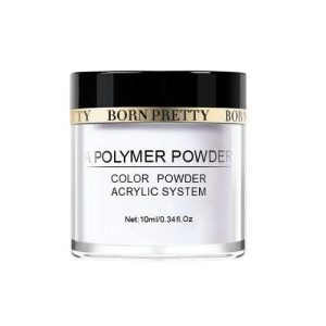 Акриловая пудра Born Pretty 43007-02 белый, 10 мл