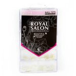 Типсы Royal Salon PS13W белые матовые короткие в коробке 100шт