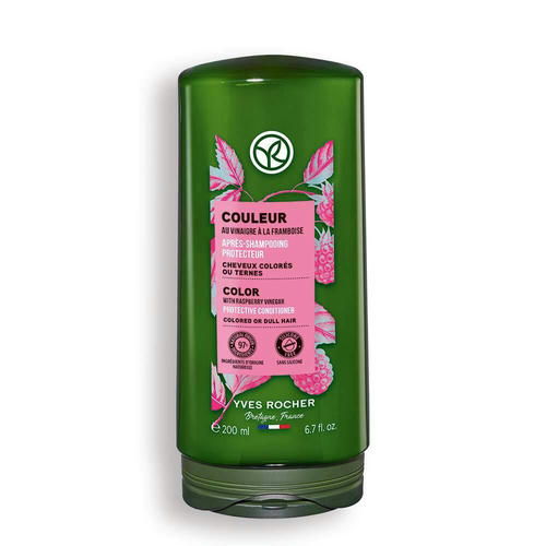 Кондиционер СТОЙКОСТЬ ЦВЕТА с Малиновым Уксусом - Для окрашенных и тусклых волос, 200мл