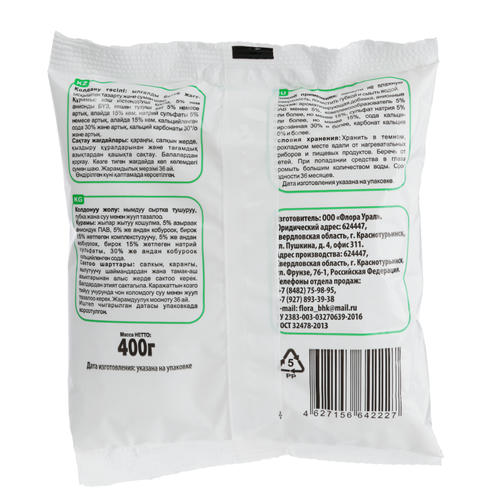 Порошок чистящий ФЛОРА МОЙ универсальный, м/у, 400г — изображение 2