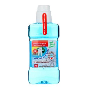 Ополаскиватель для полости рта ДЛЯ ВСЕЙ СЕМЬИ Комплексный уход Морозная свежесть, п/б, 350мл