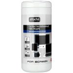 Салфетки Attache Selection в тубе, для мониторов, оптики, экранов, 100 шт