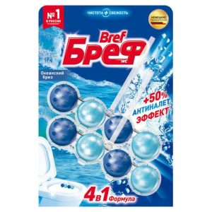 Блок для унитаза BREF 2х50гр сила-актив, 100г