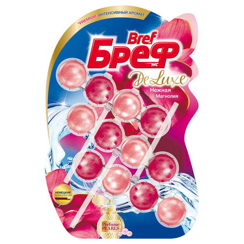 Блок для унитаза BREF подвесной 3х50г магнолия, 150г