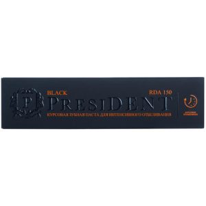Паста зубная PRESIDENT BLACK 150 RDA, 50мл