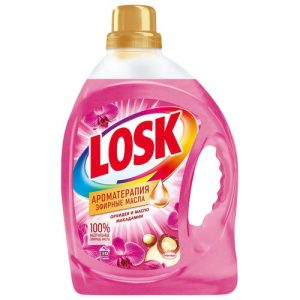 Гель для стирки LOSK ароматерапия, орхидея и масло макадамии, 2.2л
