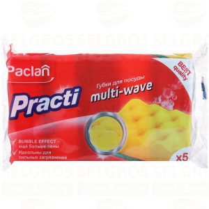 Губки для посуды PACLAN PRACTI 5 шт мульти