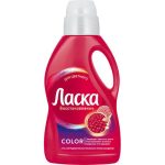 Жидкое средство для стирки ЛАСКА для цветного белья, 1л
