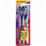 Зубная щетка COLGATE ZIG ZAG 2+1 средняя жесткость