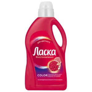 Жидкое средство для стирки ЛАСКА для цветного белья, 2л