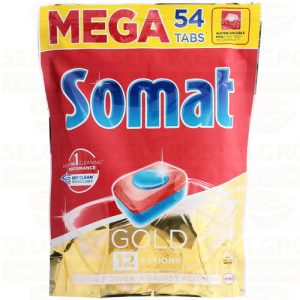 Таблетки для посудомоечной машины SOMAT 54 шт голд
