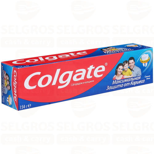 Зубная паста COLGATE MAXIMUM CAVITY PROTECTION защита от кариеса свежая мята, 150мл
