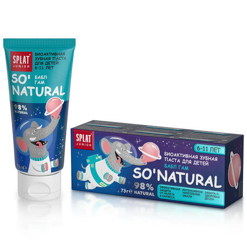 Зубная паста детская бабл гам 6-11 лет, 73г