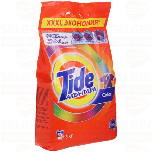 Стиральный порошок автомат TIDE для цветного белья, 6кг