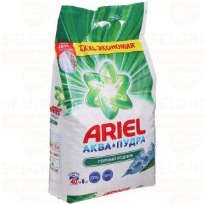 Стиральный порошок автомат ARIEL горный родник, 6кг