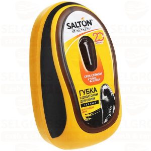 Губка с дозатором SALTON 1шт для гладкой кожи черный