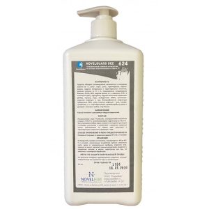 NG Dez Дезинфицирующее гелеобразное средство, кожный антисептик (изопропанол 70%), 1 л (дозатор)