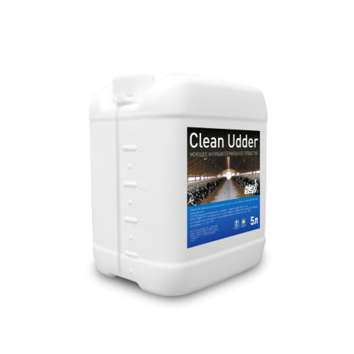 UDDER CLEAN Дезсредство для вымени коров до доения с хлоргексидином, 10 л