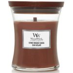 Ароматическая свеча с ароматом замши Woodwick Medium Stone Washed Suede 275 г
