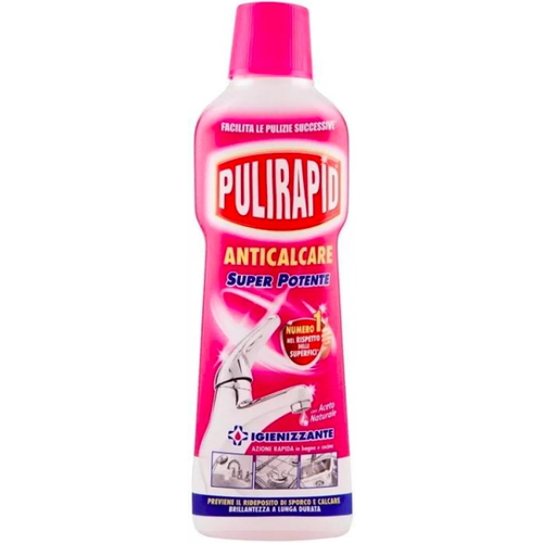 Средство от известкового налета с натуральным уксусом Pulirapid AntiCalcare Aceto 750 мл