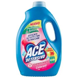Жидкое средство для стирки Ace Detersivo Liquido Colorati Igienizzante 36 стирок 1980 мл