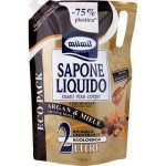 Мыло жидкое для лица, рук и тела Mil Mil "Арган и мед" 1 л