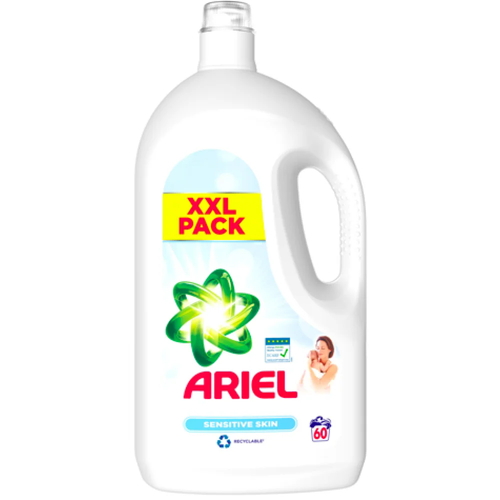Гель для стирки для чувствительной кожи Ariel Sensitive Skin 3300 мл., 64 стирки