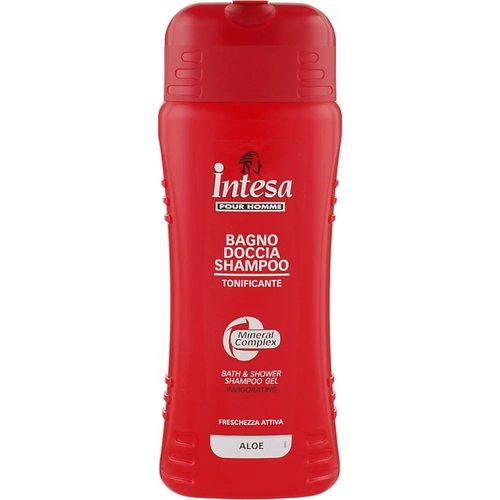 Гель-Шампунь 2в1 для тела и волос мужской Intesa Classic Red Aloe Shampoo Gel с ароматом Алоэ 500 мл