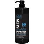 Гель для душа мужской Dead Sea Collection Top10 3 в 1 для волос лица и тела 1 л